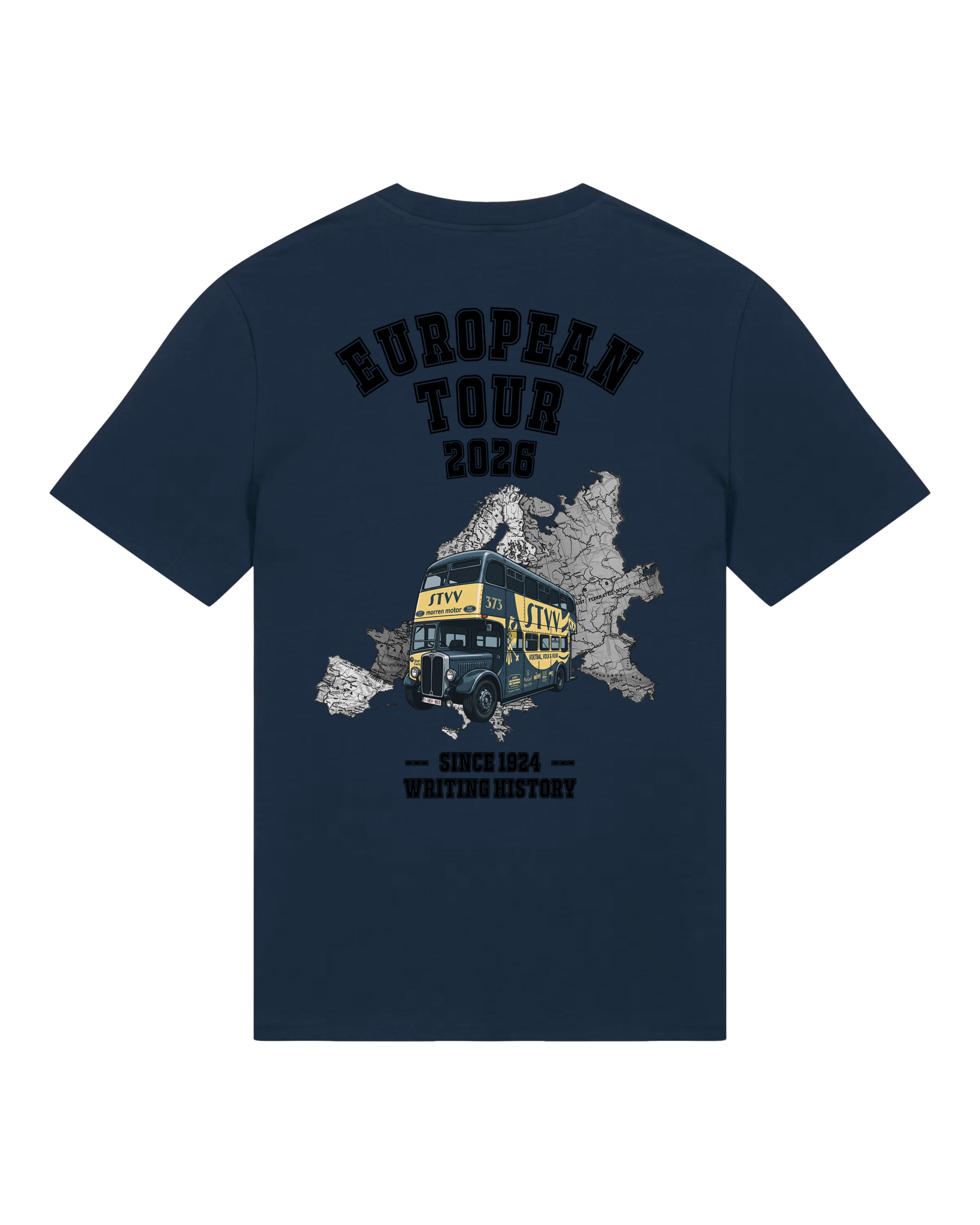 Topfanz T-shirt European Tour - Navy Blue