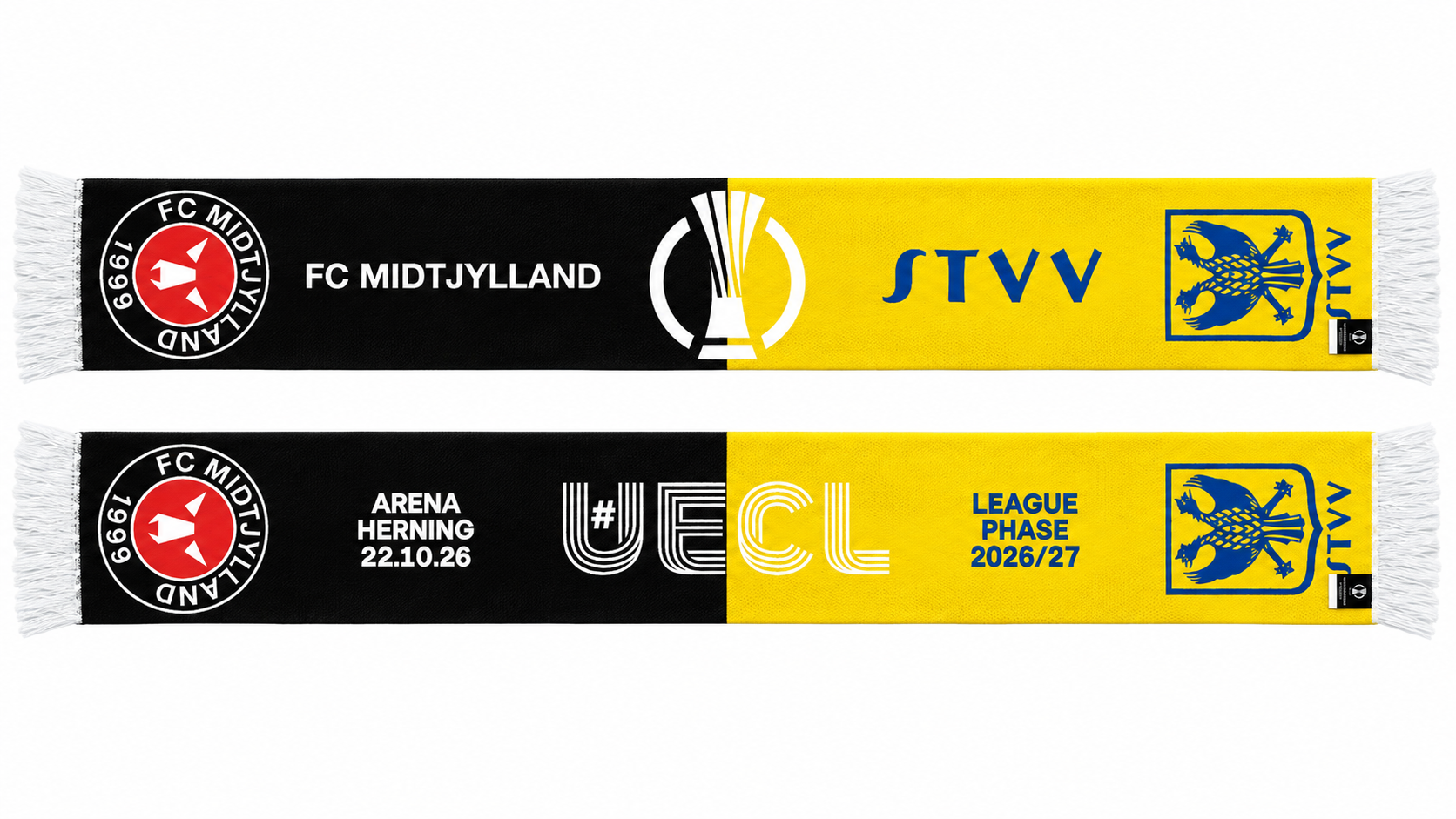 Topfanz PRE-Order UECL scarf Midtjylland - STVV