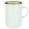 Theebeker met filter Wit