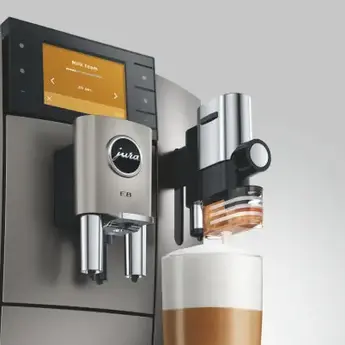 Jura Jura E8   MIDNIGHT SILVER Genot, veelzijdigheid en perfectie