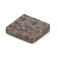 Wolvilt - zelfklevend - vierkant - 4 mm dik