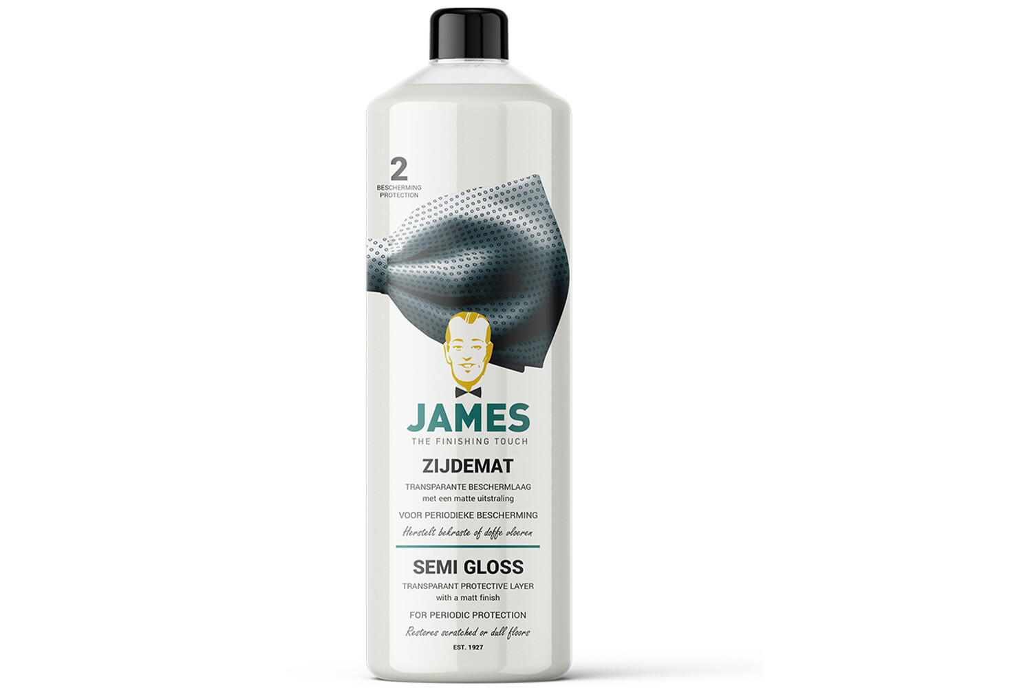 James® Zijdemat - Transparante beschermlaag voor PVC, Vinyl & Laminaat etc. (1 liter)