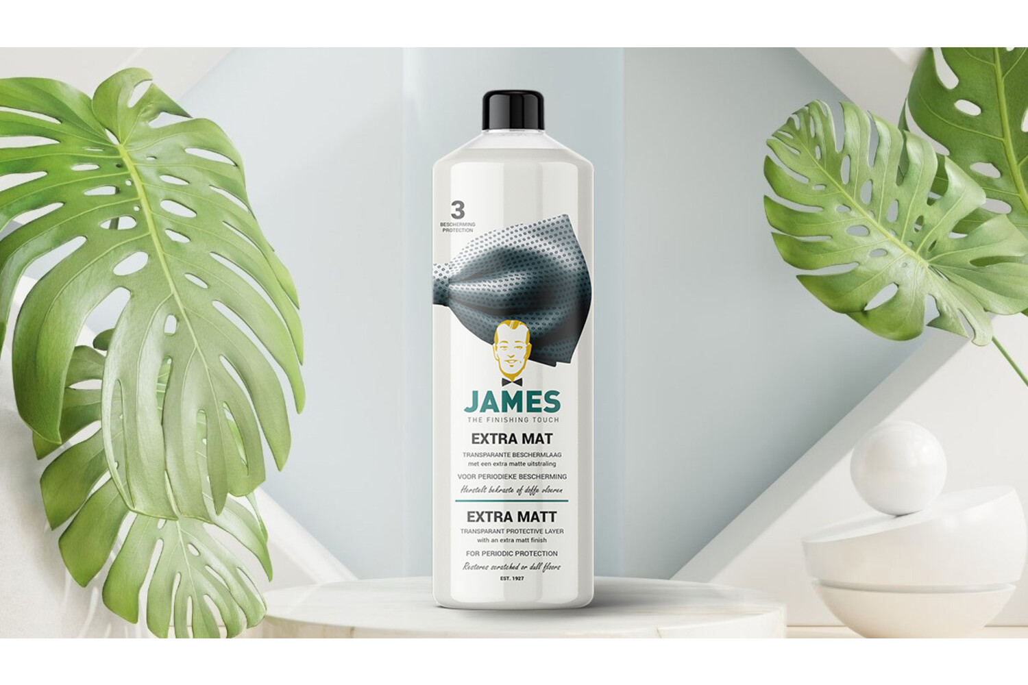 James® Extra Mat - Transparante beschermlaag voor PVC, Vinyl & Laminaat etc. (1 liter)