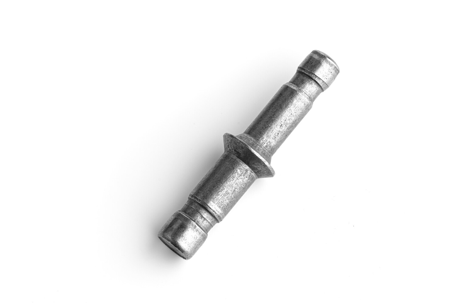 Meubelwiel 35 mm zacht loopvlak zwart met 8 mm stift & houtplug