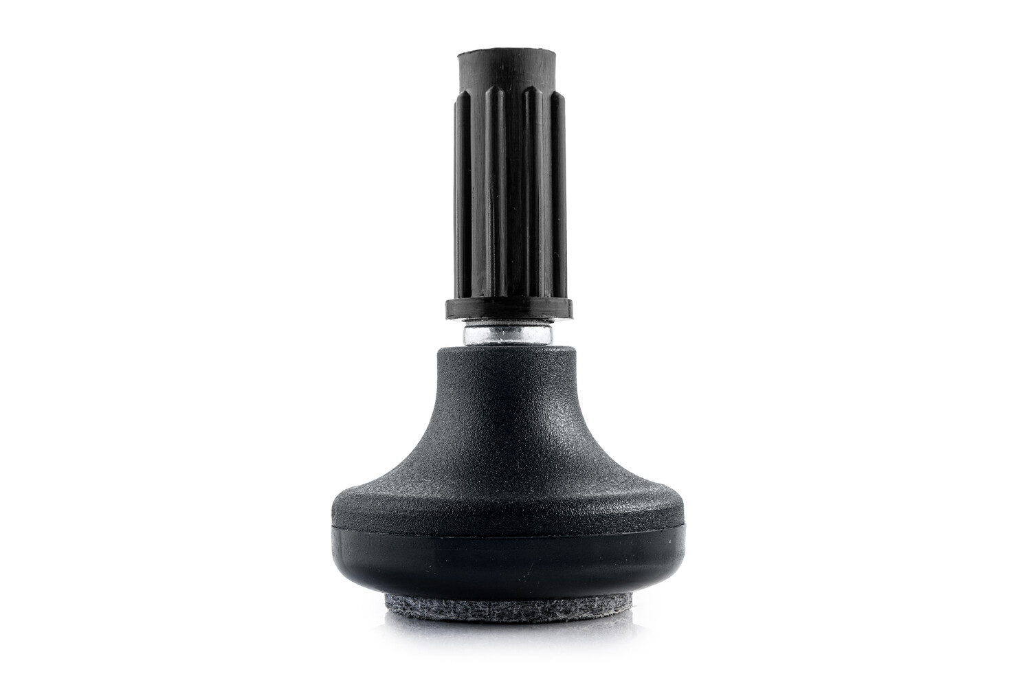 Meubelpootje 38 mm rond vilt met ronde dop (smal) - ter vervanging van wielen