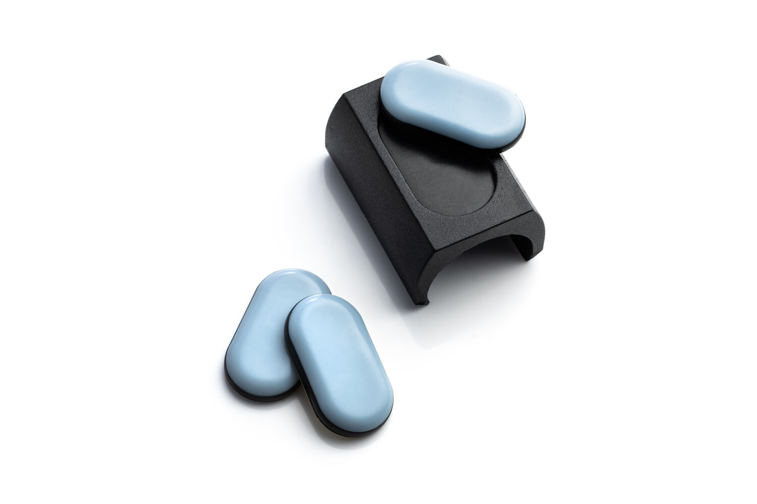 UNI-XL teflonglijder voor buisframes (transparant)