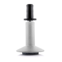 Meubelpoot 68 mm rond vilt met houtplug (smal) (grijs) - ter vervanging van wielen