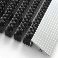 HAMAT® Outline deurmat buiten - RVS/Black