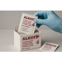 Alcoholdoekje isopropyl (set a 2 st.)