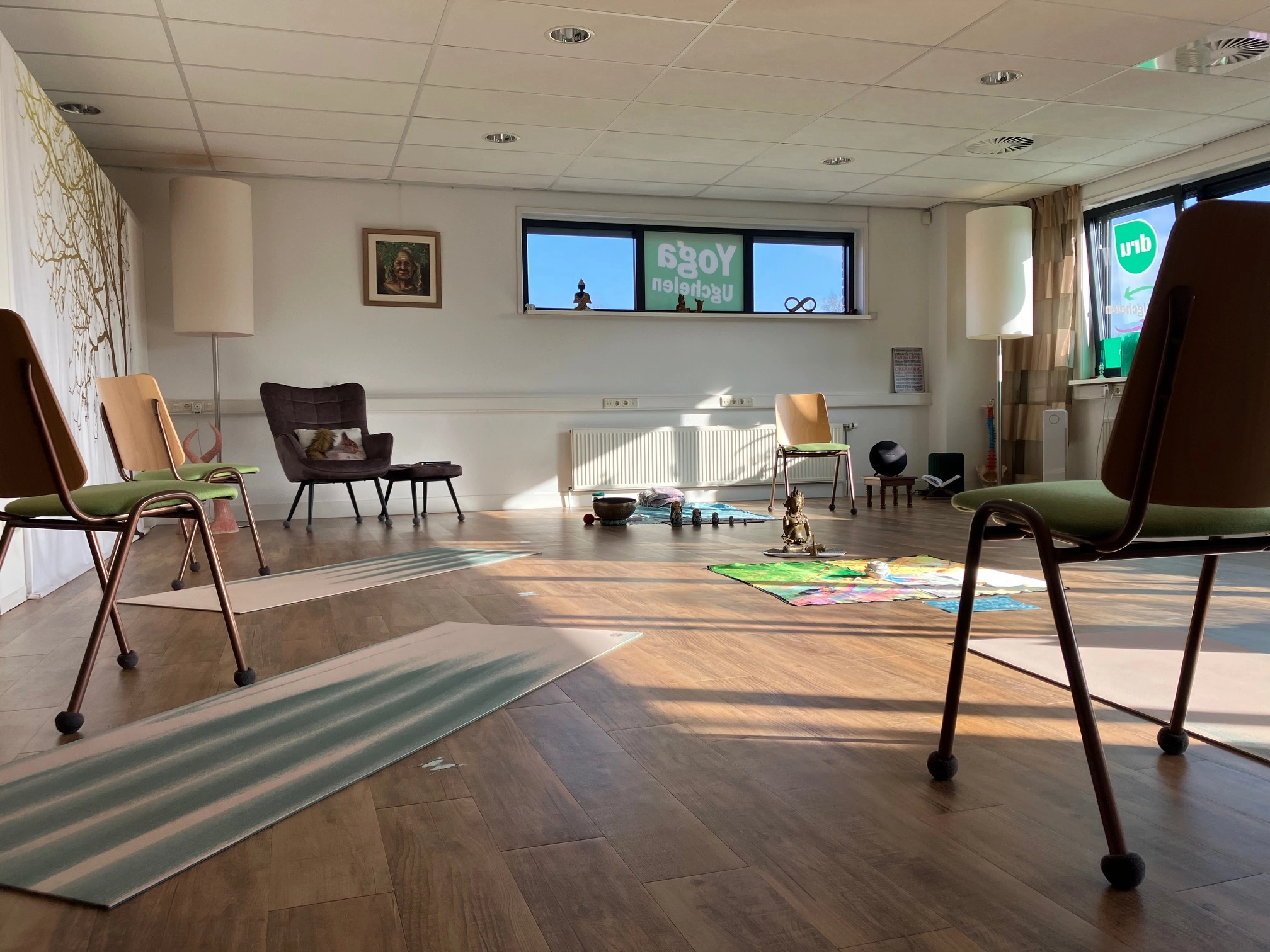 Silent Socks in een yoga ruimte