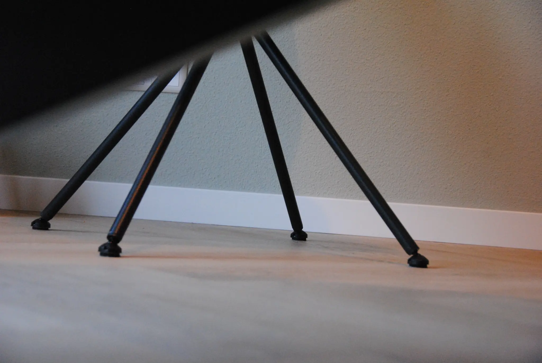 Kantelbare stoelpootdoppen met XL-glijvlak en natural glijvlak