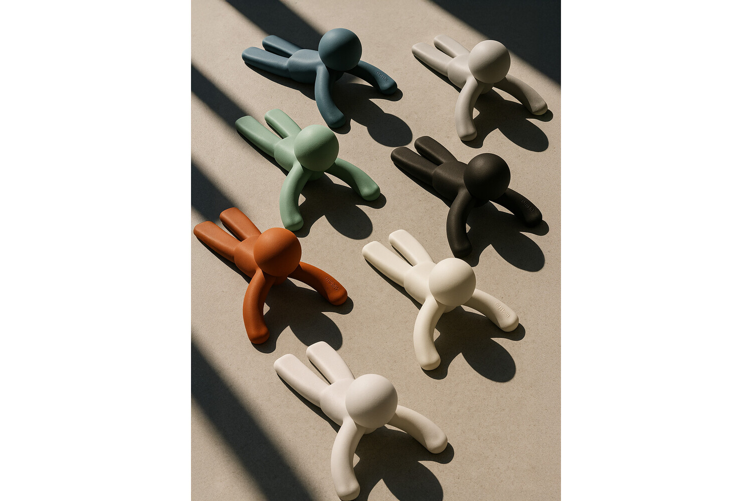 Umbra Buddy deurstopper - set van 2 (grijs)