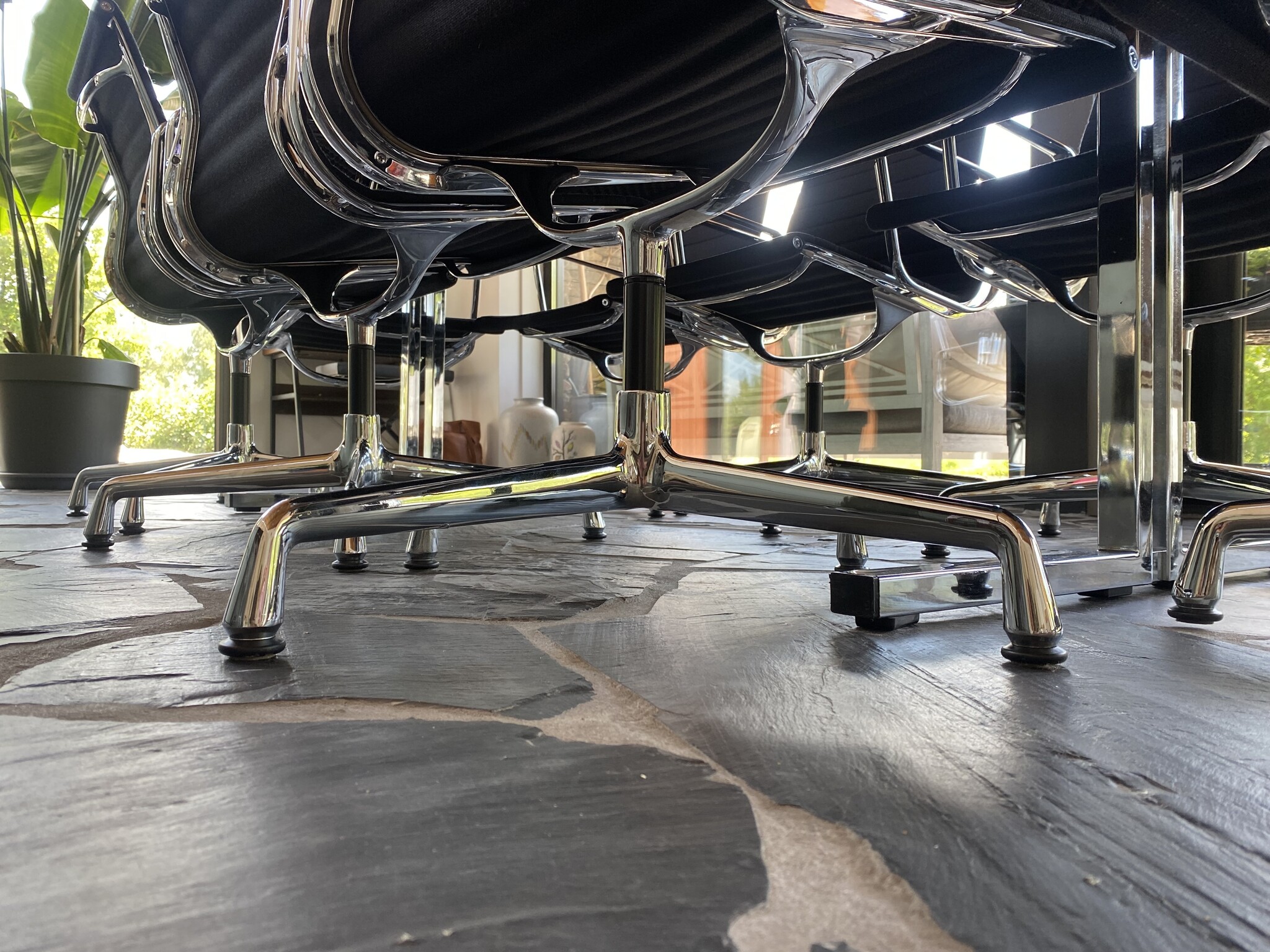 Eames glijders met vilt