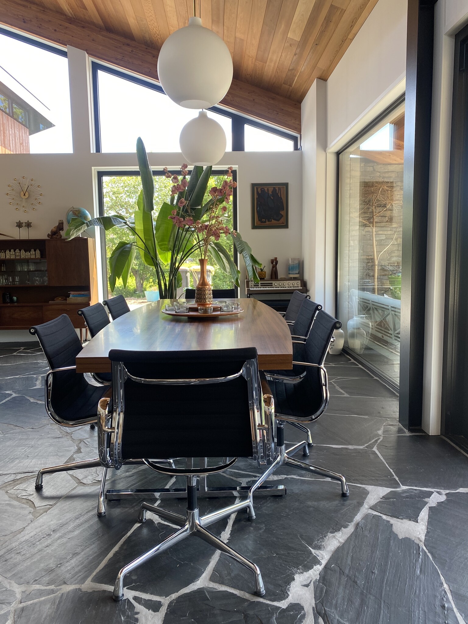 Eames glijders met vilt