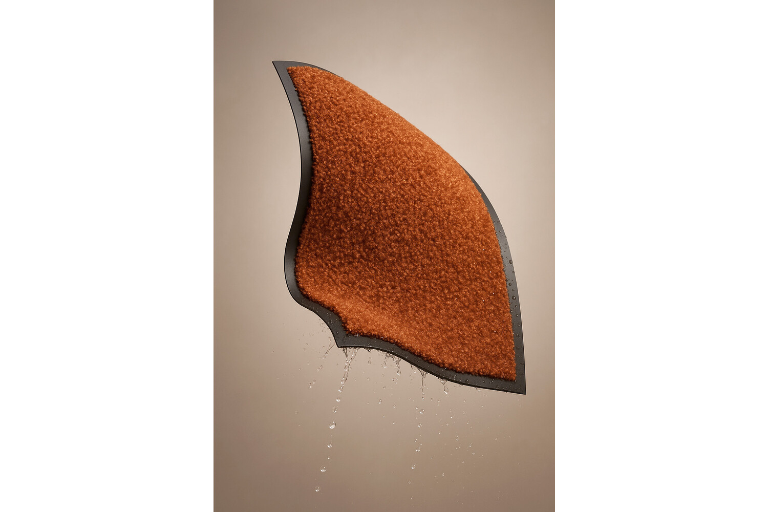 HAMAT® Twister wasbare droogloopmat - bruin