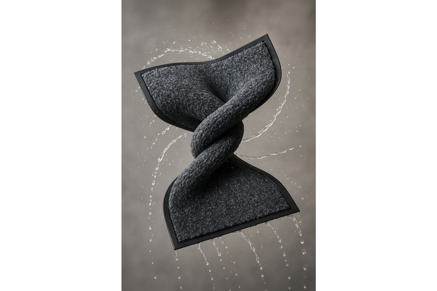 HAMAT® Twister wasbare droogloopmat - grijs