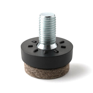 Viltdop met schroefdraad M8