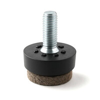 Viltdop met schroefdraad M6