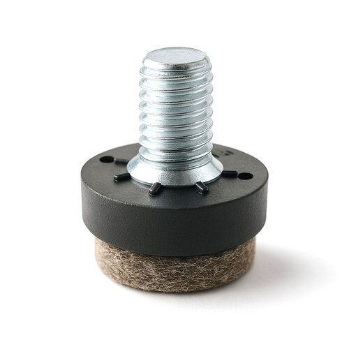 Viltdop met schroefdraad M10