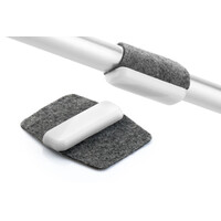 Wrap-Around® Slider voor buisframes (grijs)