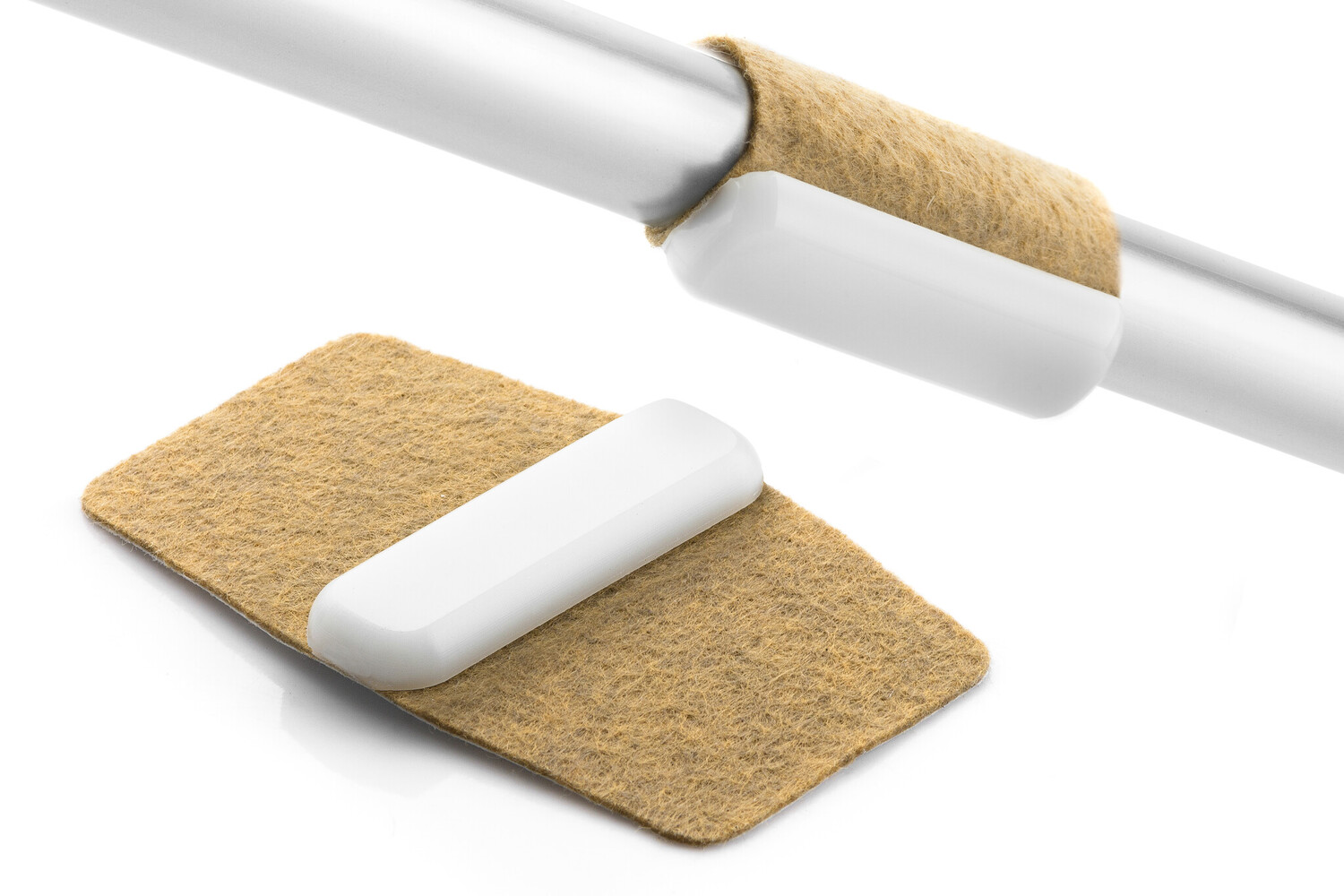 Wrap-Around® Slider voor buisframes (beige)