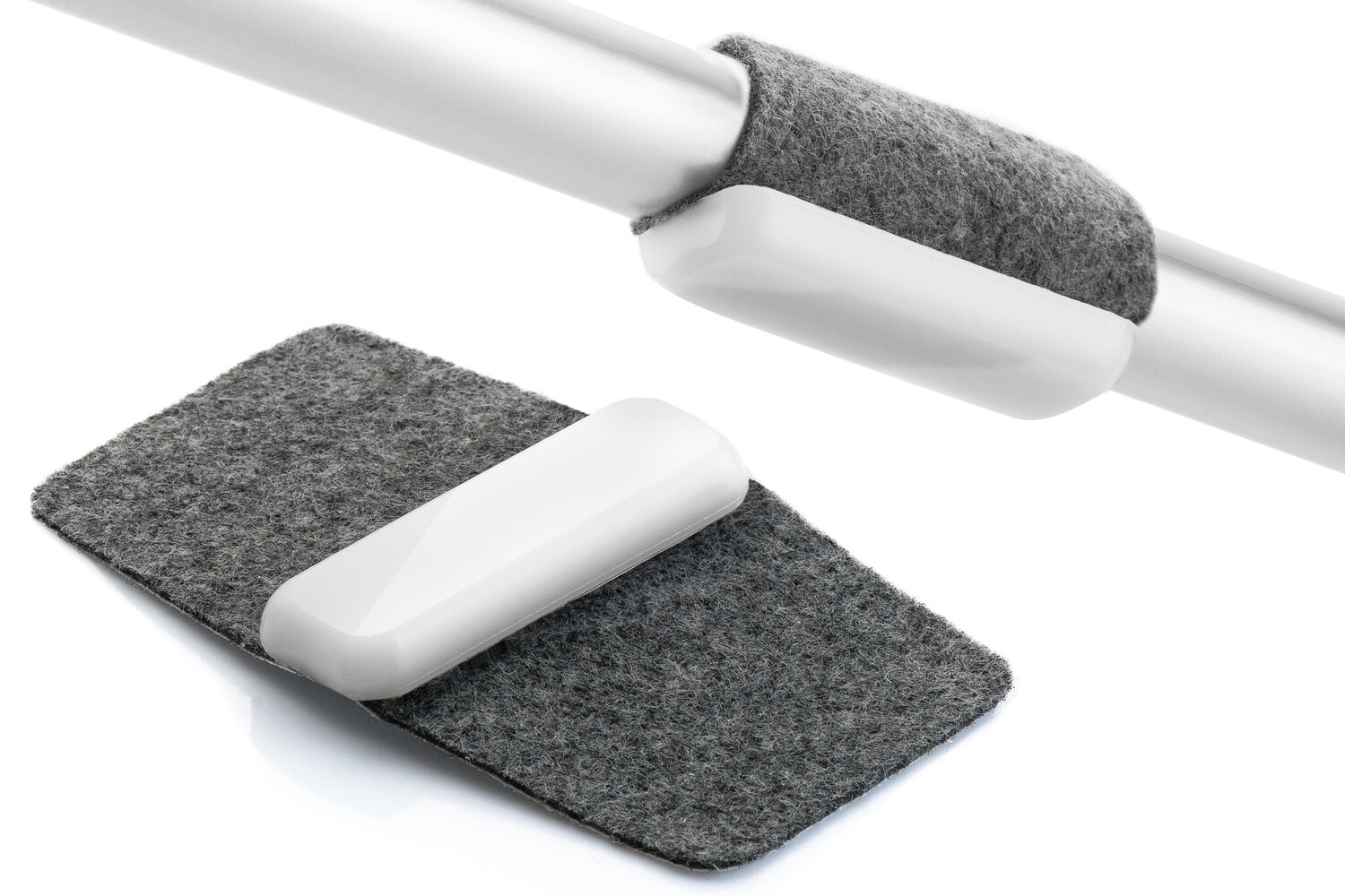 Wrap-Around® Slider voor buisframes (grijs)