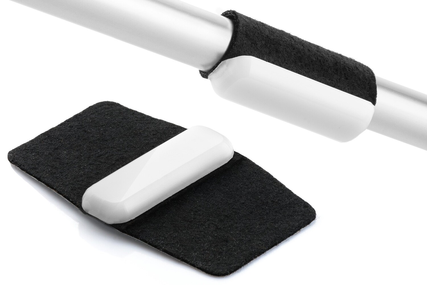 Wrap-Around® Slider voor buisframes (zwart)