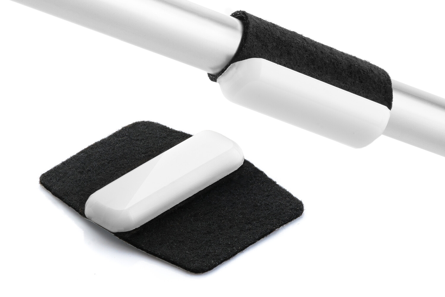 Wrap-Around® Slider voor buisframes (zwart)