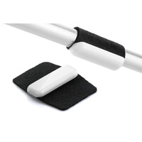 Wrap-Around® Slider voor buisframes (zwart)