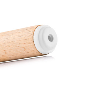 Meubelglijders anti-slip met schroefbevestiging (Wit)