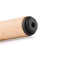 Meubelglijders anti-slip met schroefbevestiging (Zwart)