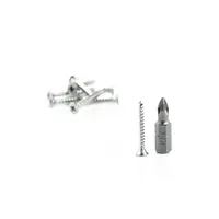 Meubelglijders anti-slip met schroefbevestiging (Zwart)