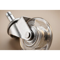 Meubelwiel inline - 50 mm - zacht - stift - verzinkt Meubelwiel inline - 50 mm - zacht - stift - verzinkt