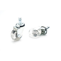 Meubelwiel inline - 50 mm - zacht - stift - verzinkt Meubelwiel inline - 50 mm - zacht - stift - verzinkt