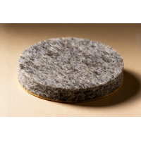 Wolvilt - zelfklevend - rond - 4 mm dik