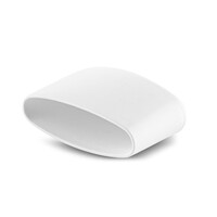 Stoelpootdoppen ombuis ellipsvormig (wit)