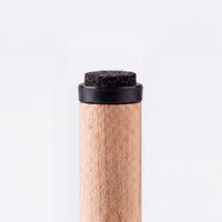Glijder rond met vervangbaar vilt (natural)