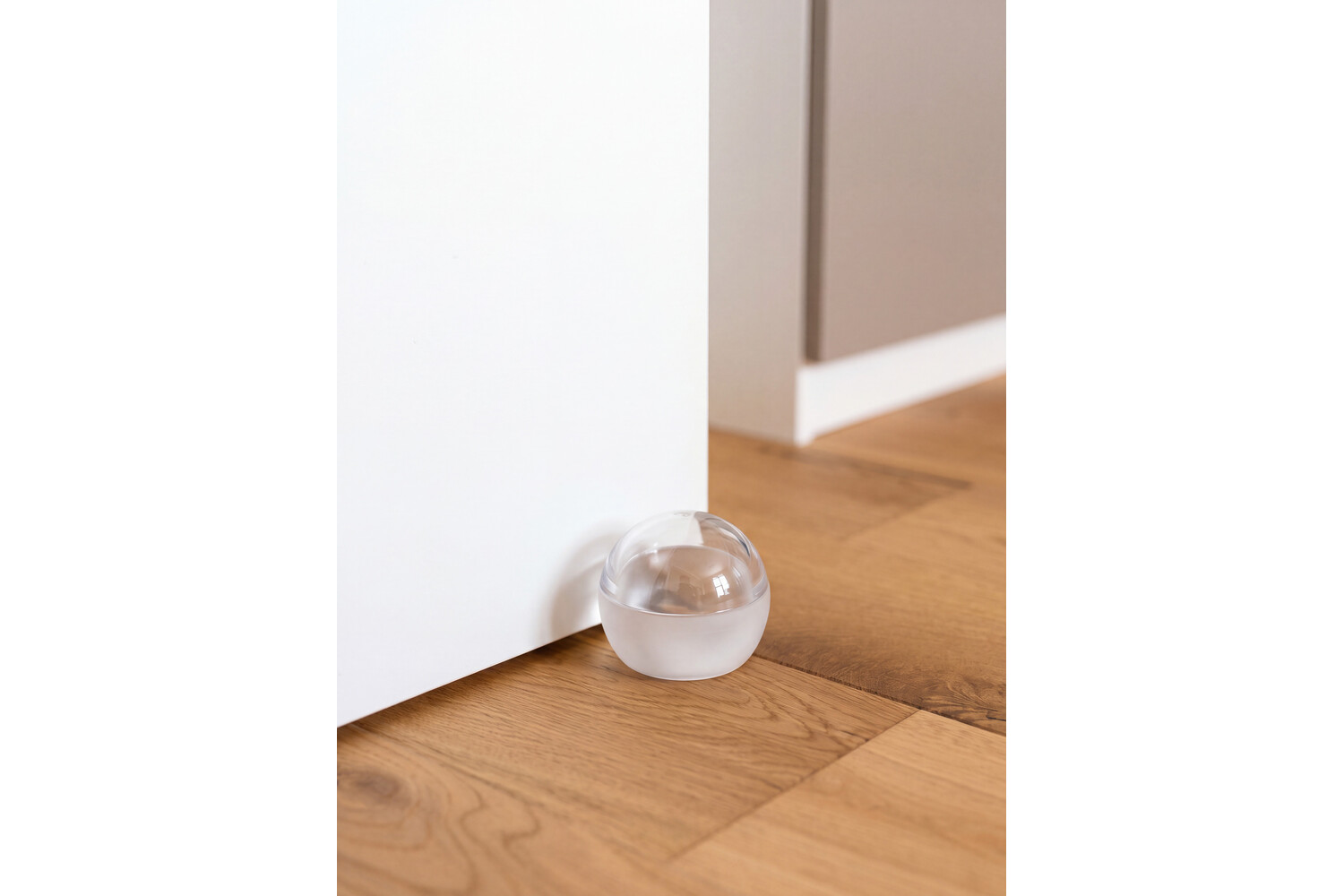 Bolle deurstopper (transparant)