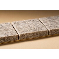 Wolvilt - vierkant - 5,5 mm dik