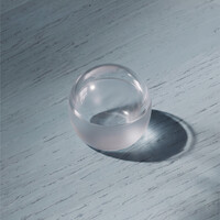 Bolle deurstopper (transparant)