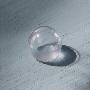 Bolle deurstopper (transparant)