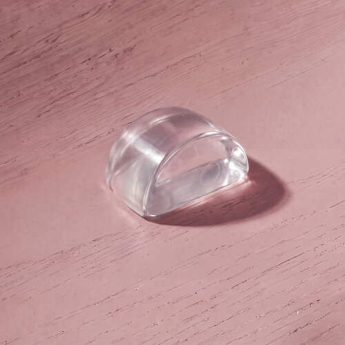 Halfronde / bolle deurstopper (transparant) Halfronde / bolle deurstopper (transparant)