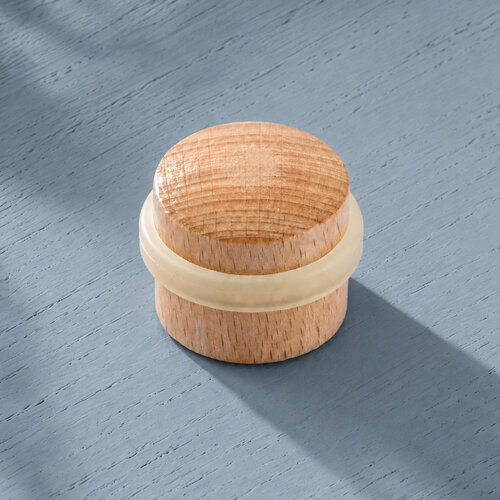Ronde deurstopper (hout)