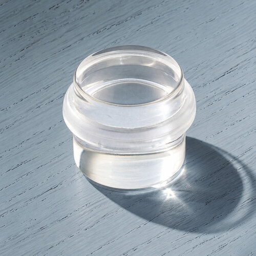 Ronde deurstopper 35 mm (transparant) Ronde deurstopper 35 mm (transparant)