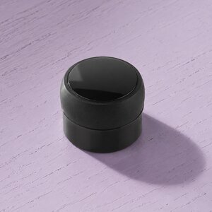 Ronde deurstopper 30 mm hoog (zwart) Ronde deurstopper 30 mm hoog (zwart)