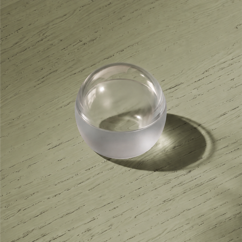 Bolle deurstopper (transparant)