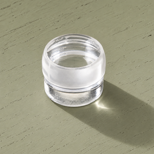 Ronde deurstopper 30 mm hoog (transparant) Ronde deurstopper 30 mm hoog (transparant)