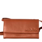 Clutch Lily Leder cognac