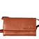 Lily Leather Clutch Cognac