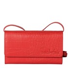 Lily Leather Clutch Retro Red Croco